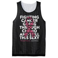 Fighting Cancer Going Through Chemo  Breast Cancer Mesh Reversible Basketball Jersey Tank