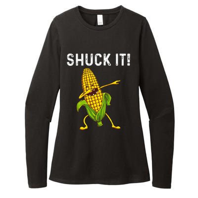 Funny Corn Gift For  Corn On The Cob Costume Farmer Womens CVC Long Sleeve Shirt