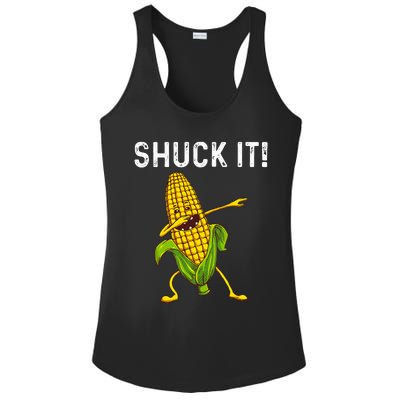 Funny Corn Gift For  Corn On The Cob Costume Farmer Ladies PosiCharge Competitor Racerback Tank