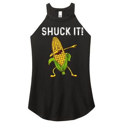 Funny Corn Gift For  Corn On The Cob Costume Farmer Women’s Perfect Tri Rocker Tank