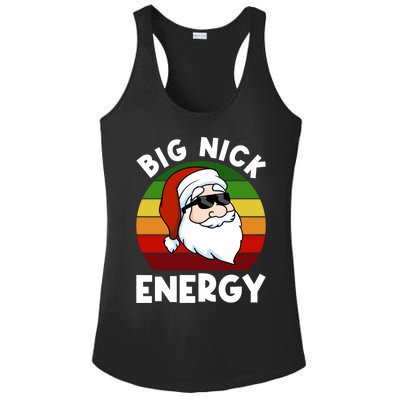 Funny Christmas Gift Santa Gift Big Nick Energy Xmas Cool Gift Ladies PosiCharge Competitor Racerback Tank