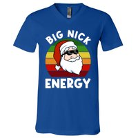 Funny Christmas Gift Santa Gift Big Nick Energy Xmas Cool Gift V-Neck T-Shirt