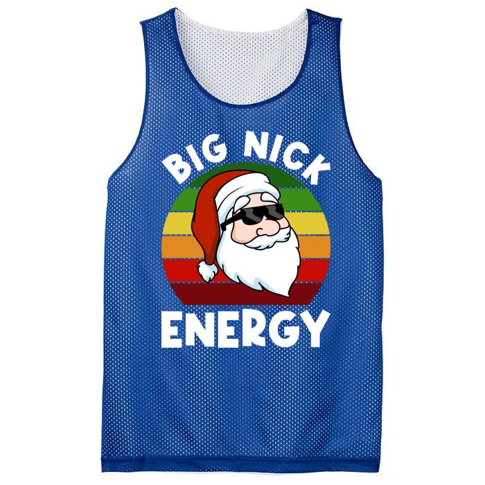 Funny Christmas Gift Santa Gift Big Nick Energy Xmas Cool Gift Mesh Reversible Basketball Jersey Tank