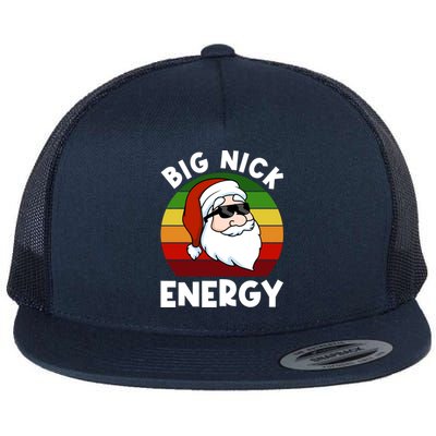 Funny Christmas Gift Santa Gift Big Nick Energy Xmas Cool Gift Flat Bill Trucker Hat