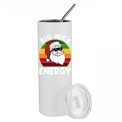 Funny Christmas Gift Santa Gift Big Nick Energy Xmas Cool Gift Stainless Steel Tumbler