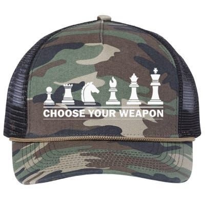 Funny Chess Gift For Chess Lover Cool Player Retro Rope Trucker Hat Cap