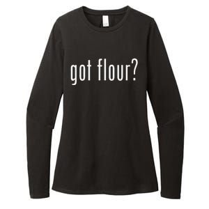 Funny Classic Got Flour Retro Womens CVC Long Sleeve Shirt