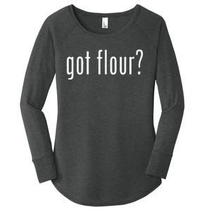 Funny Classic Got Flour Retro Women's Perfect Tri Tunic Long Sleeve Shirt