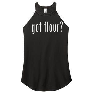 Funny Classic Got Flour Retro Women's Perfect Tri Rocker Tank