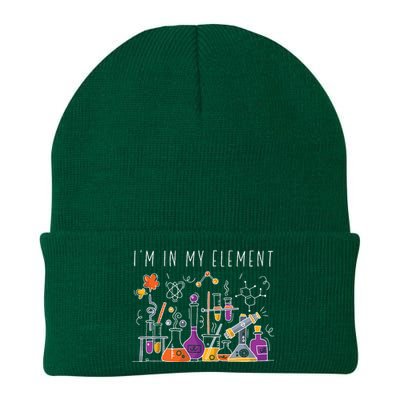 Funny Chemist Gifts Im In My Element Chemistry Science Nerd Knit Cap Winter Beanie