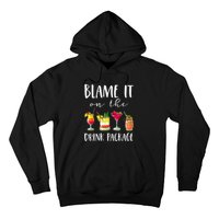 Funny Cruise Gifts Blame It On The Drink Package  Hoodie