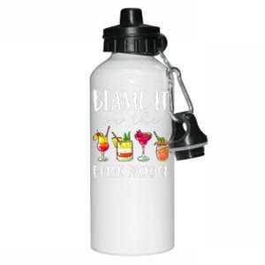 Funny Cruise Gifts Blame It On The Drink Package  Aluminum Water Bottle