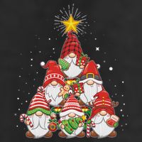 Funny Christmas Gnome Tree Adult Drive Performance Visor