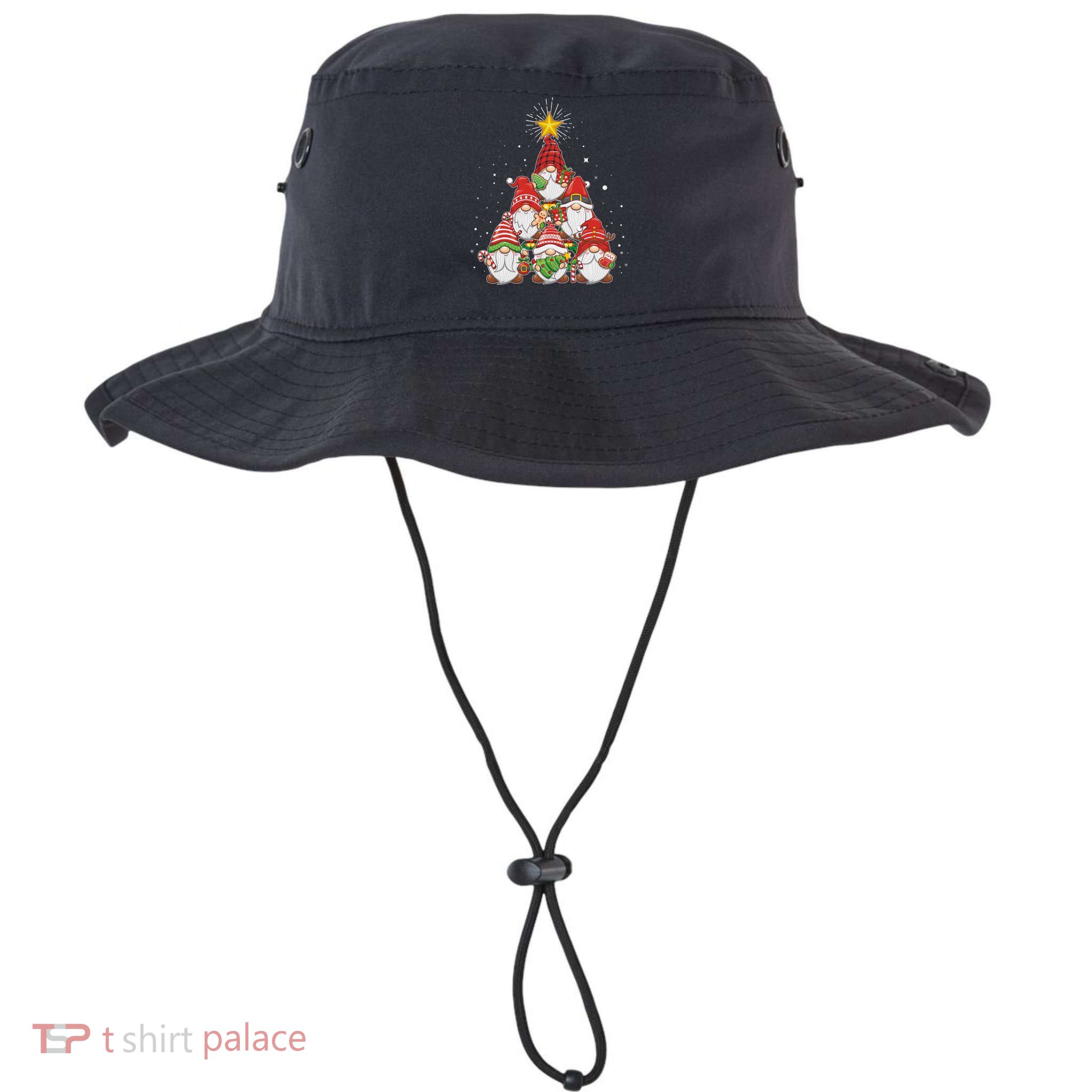 Funny Christmas Gnome Tree Bucket Hat