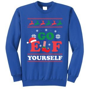 Funny Christmas Go Elf Yourself Xmas Pun Holiday Humor Gifts Sweatshirt