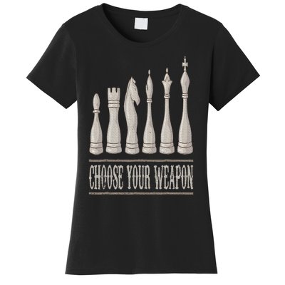 Funny Chess Gift For Chess Love Cool Player Women's T-Shirt