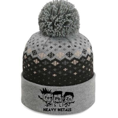 Funny Chemistry Gift Heavy Metals The Baniff Cuffed Pom Beanie