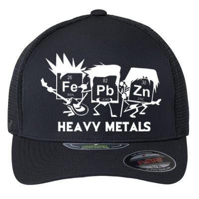 Funny Chemistry Gift Heavy Metals Flexfit Unipanel Trucker Cap