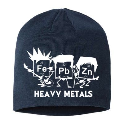 Funny Chemistry Gift Heavy Metals Sustainable Beanie