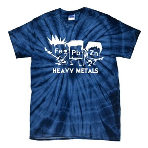 Funny Chemistry Gift Heavy Metals Tie-Dye T-Shirt