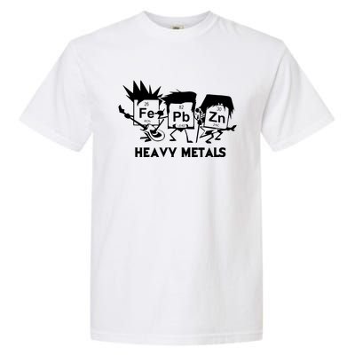 Funny Chemistry Gift Heavy Metals Garment-Dyed Heavyweight T-Shirt