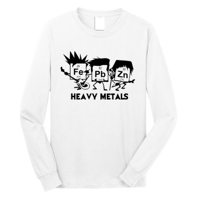 Funny Chemistry Gift Heavy Metals Long Sleeve Shirt