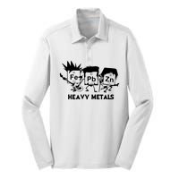 Funny Chemistry Gift Heavy Metals Silk Touch Performance Long Sleeve Polo