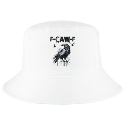 F-CAW-F Crow Grunge Adult Humor  Cool Comfort Performance Bucket Hat