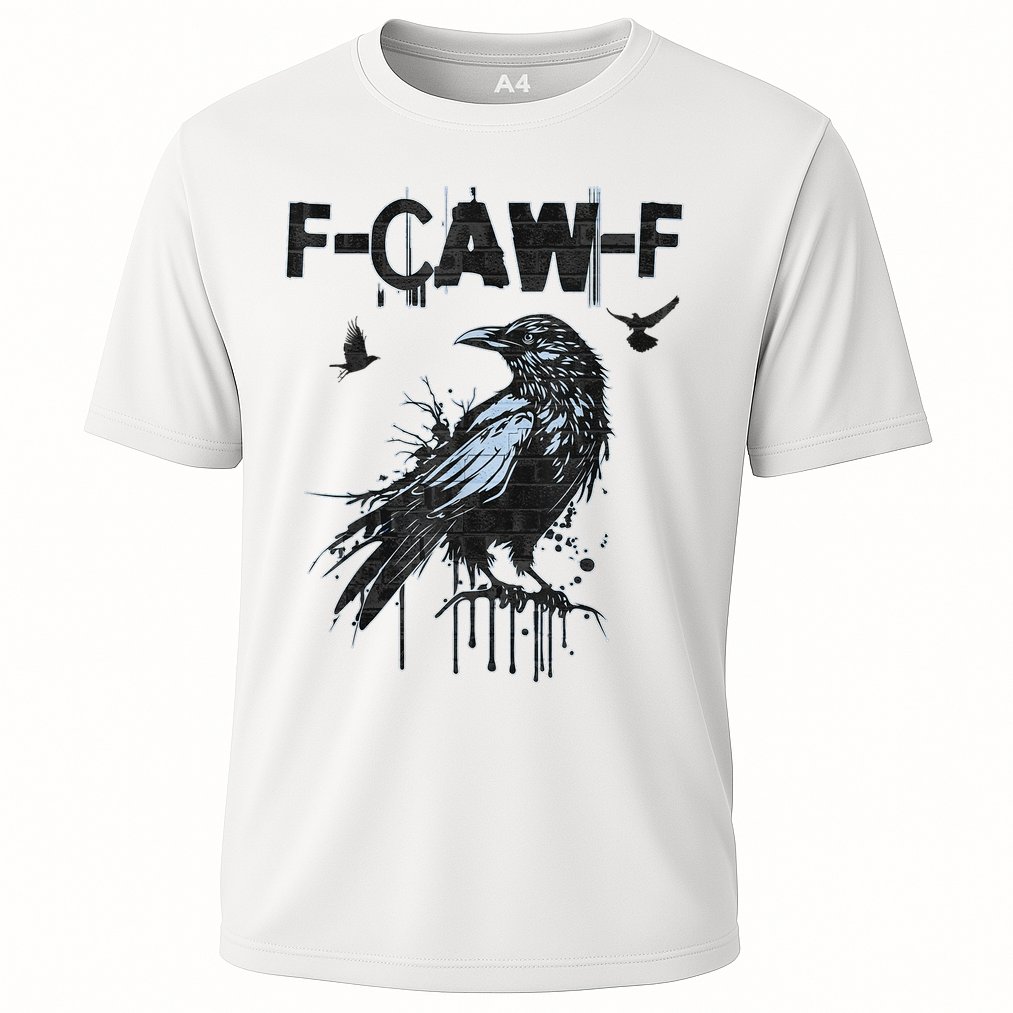 F-CAW-F Crow Grunge Adult Humor  Performance Shirt