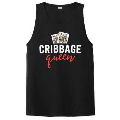 Funny Cribbage Gift Cribbage Queen Player Mom Gift Great Gift PosiCharge Competitor Tank