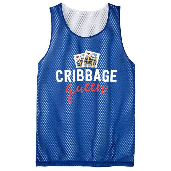 Funny Cribbage Gift Cribbage Queen Player Mom Gift Great Gift Mesh Reversible Basketball Jersey Tank