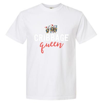 Funny Cribbage Gift Cribbage Queen Player Mom Gift Great Gift Garment-Dyed Heavyweight T-Shirt