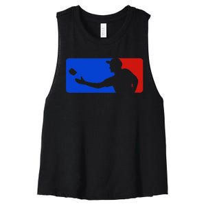 Funny Cornhole Gift For Men Women Bean Bag Toss Game Players Women's Racerback Cropped Tank