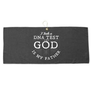 Funny Christian Gift Catholic Pastor God Is My Father Faith Large Microfiber Waffle Golf Towel