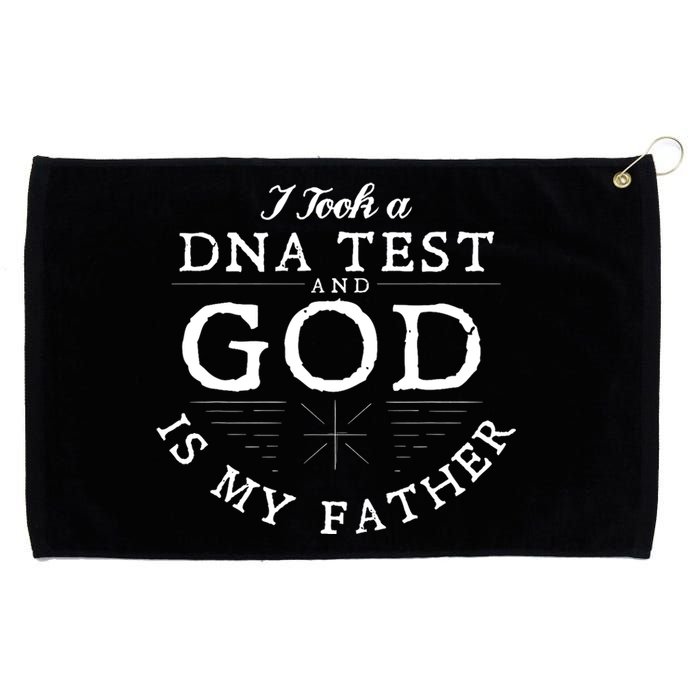 Funny Christian Gift Catholic Pastor God Is My Father Faith Grommeted Golf Towel