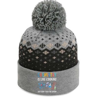 Funny Chemist Gifts Chemistry Is Like Cooking Science Nerd The Baniff Cuffed Pom Beanie