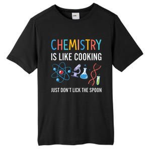 Funny Chemist Gifts Chemistry Is Like Cooking Science Nerd Tall Fusion ChromaSoft Performance T-Shirt