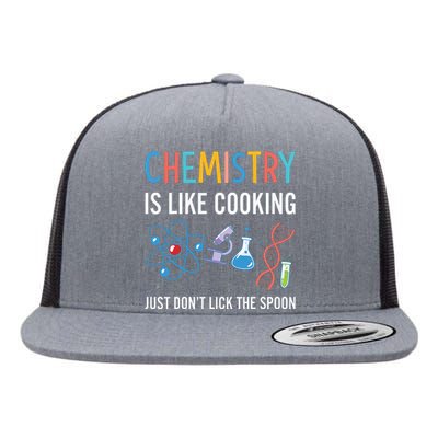 Funny Chemist Gifts Chemistry Is Like Cooking Science Nerd Flat Bill Trucker Hat