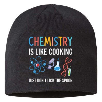 Funny Chemist Gifts Chemistry Is Like Cooking Science Nerd Sustainable Beanie