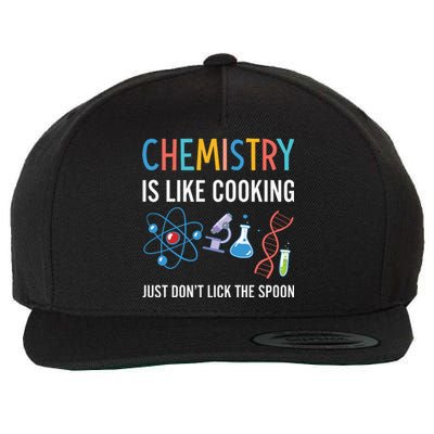 Funny Chemist Gifts Chemistry Is Like Cooking Science Nerd Wool Snapback Cap