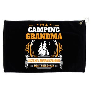 Funny Camping Grandma Gift For Grandma Grommeted Golf Towel