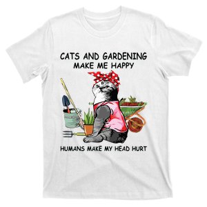 Funny Cats Garden For Women T-Shirt