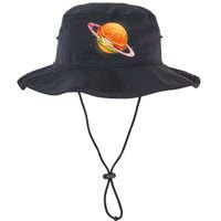 Funny Cosmic Galaxy Burger Planet Bucket Hat