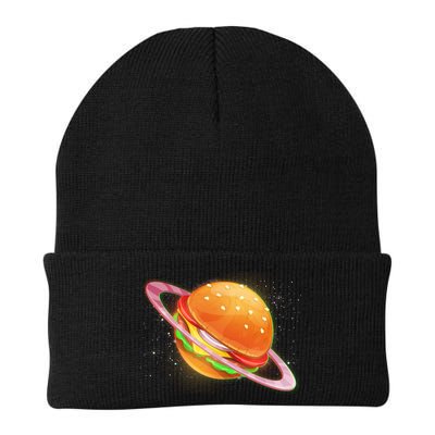 Funny Cosmic Galaxy Burger Planet Beanie