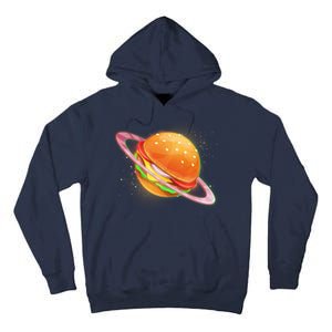 Funny Cosmic Galaxy Burger Planet Tall Hoodie