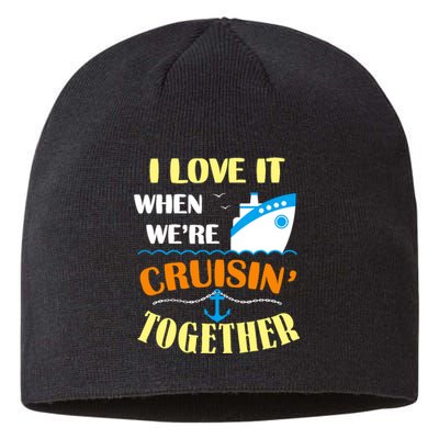 Family Cruise Group Cruise Humor Cruising Gifts Cute Cruises Sustainable Beanie