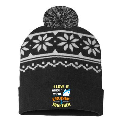 Family Cruise Group Cruise Humor Cruising Gifts Cute Cruises USA-Made Snowflake Beanie