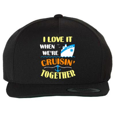 Family Cruise Group Cruise Humor Cruising Gifts Cute Cruises Wool Snapback Cap