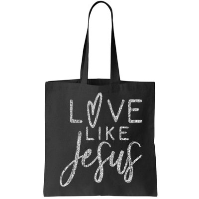 Forever Christian & Gear Cute Christian Love Like Jesus With Heart  Bag