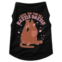 Funny Cat Give Em The Ol Razzle Dazzle Doggie Tank